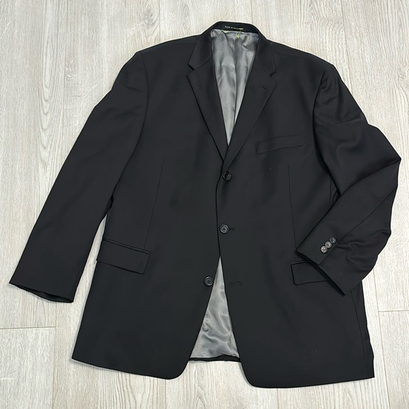 🔥BUNDLE SALE 44R Kenneth Cole Reaction wool 3 button sports coat suit jacket - Picture 1 of 9